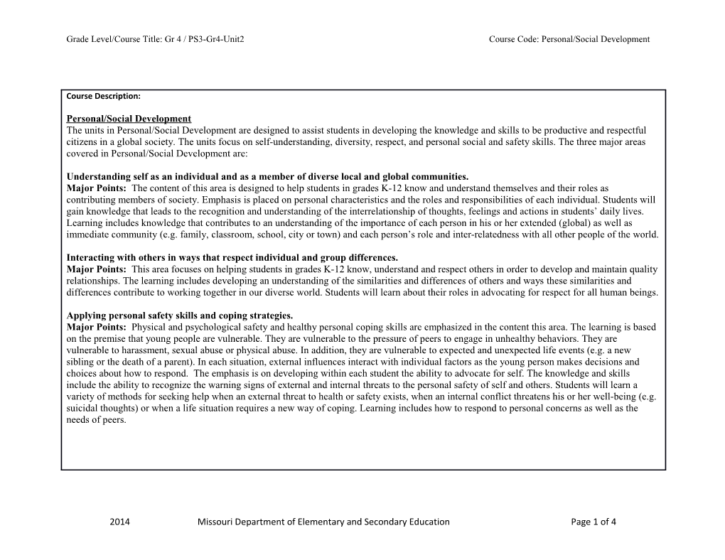 Understanding Self As an Individual and As a Member of Diverse Local and Global Communities s1