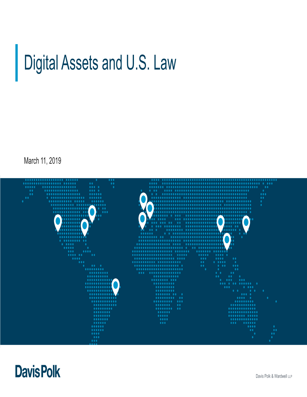Digital Assets and U.S. Law