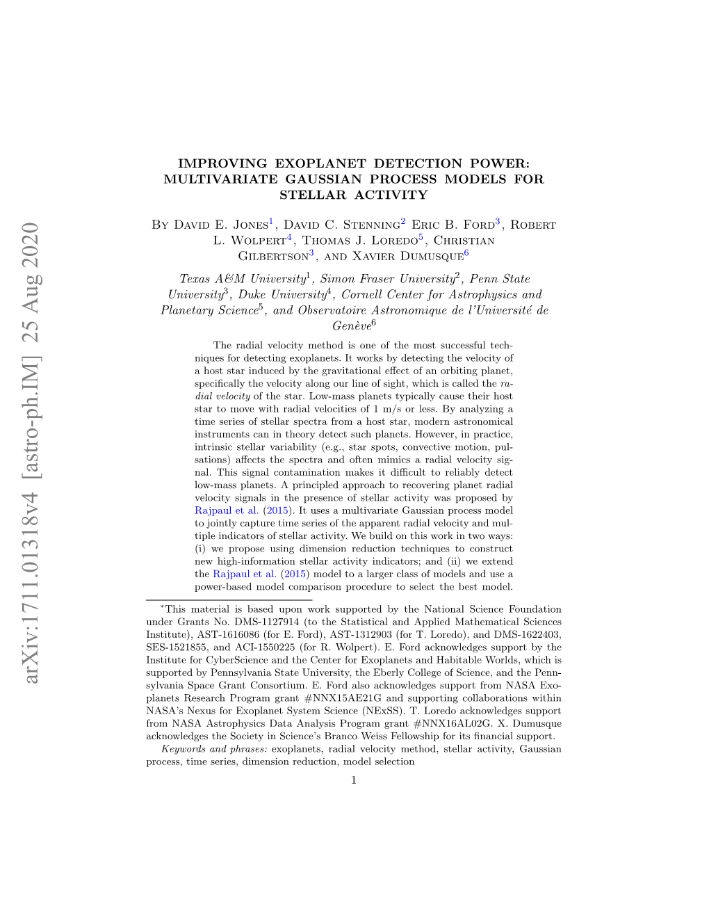 Multivariate Gaussian Process Models for Stellar Activity