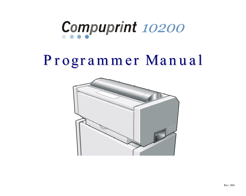 Programmer Manual