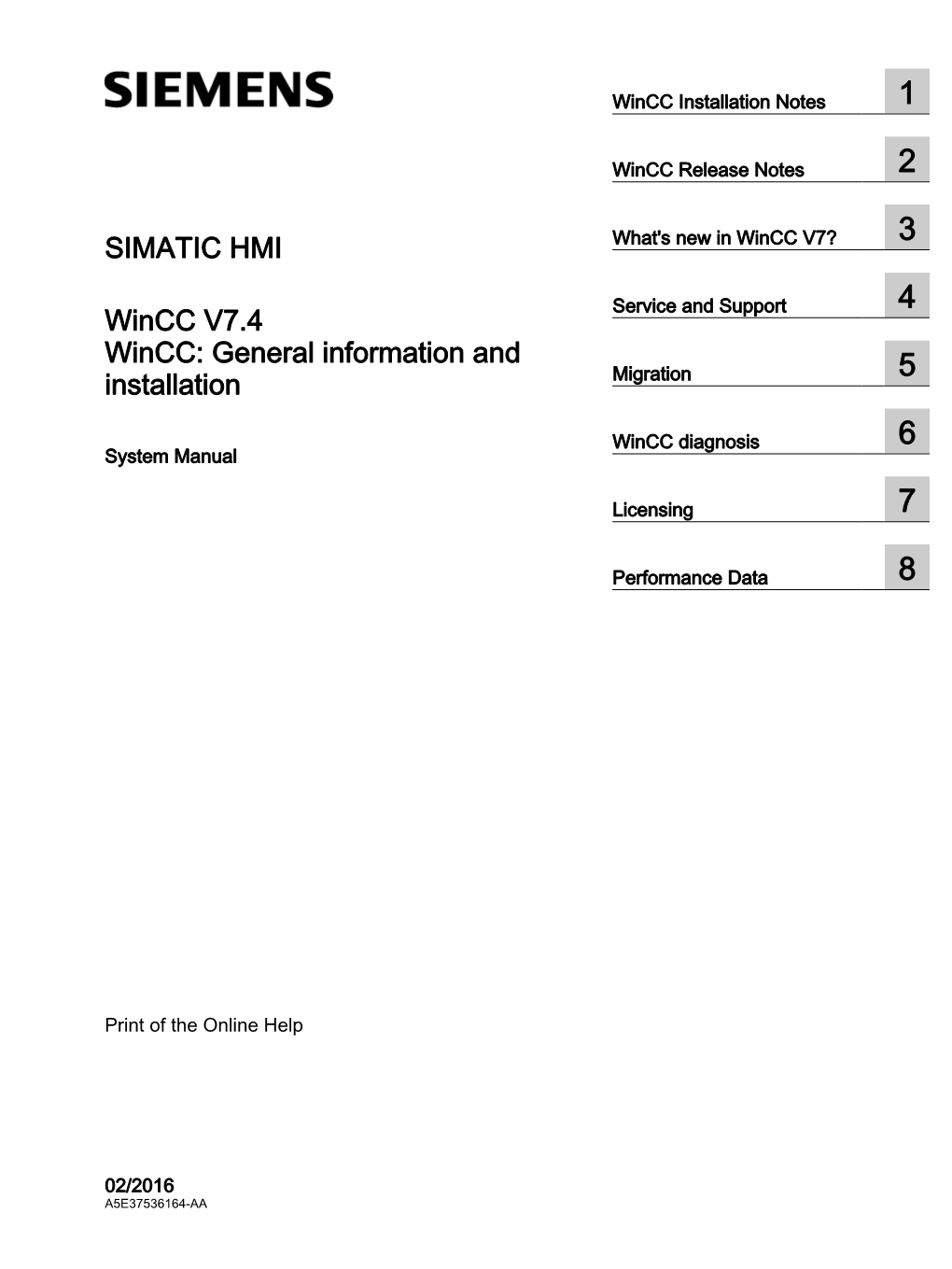 SIMATIC HMI Wincc V7.4