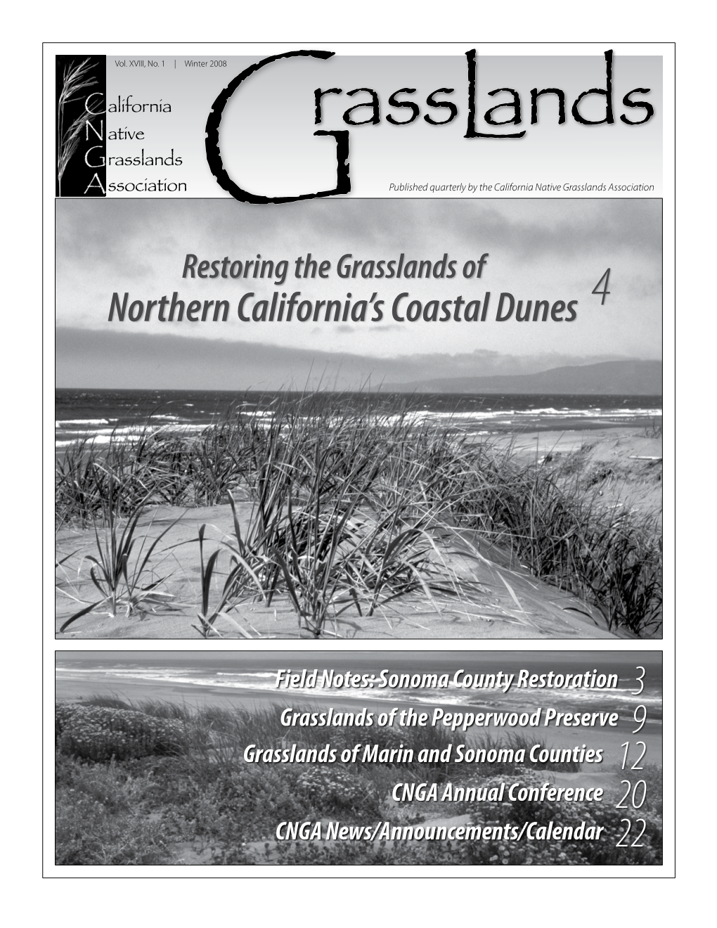 Restoring the Grasslands of Northern California's Coastal Dunes