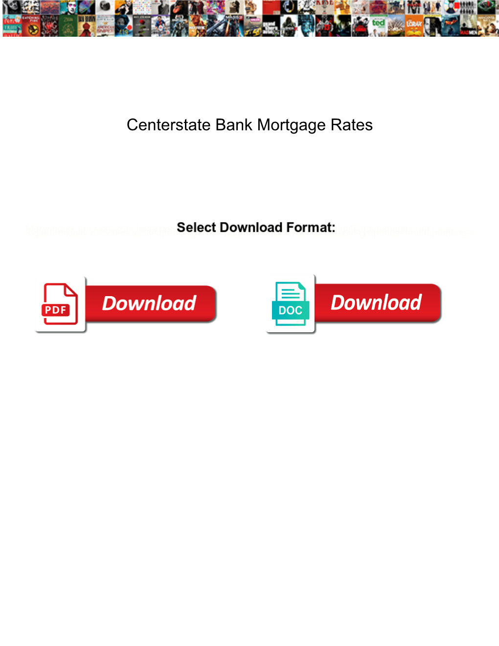 Centerstate Bank Mortgage Rates