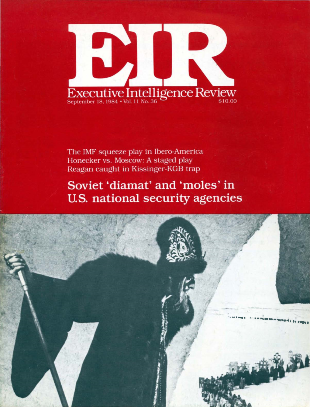 Executive Intelligence Review, Volume 11, Number 36, September