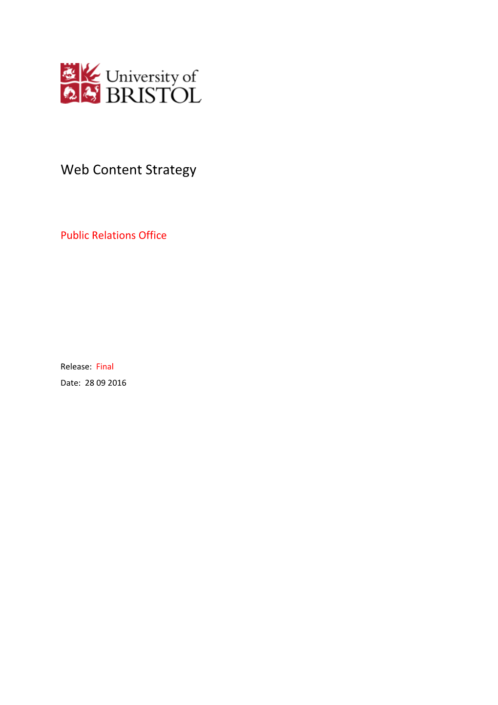 Web Content Strategy