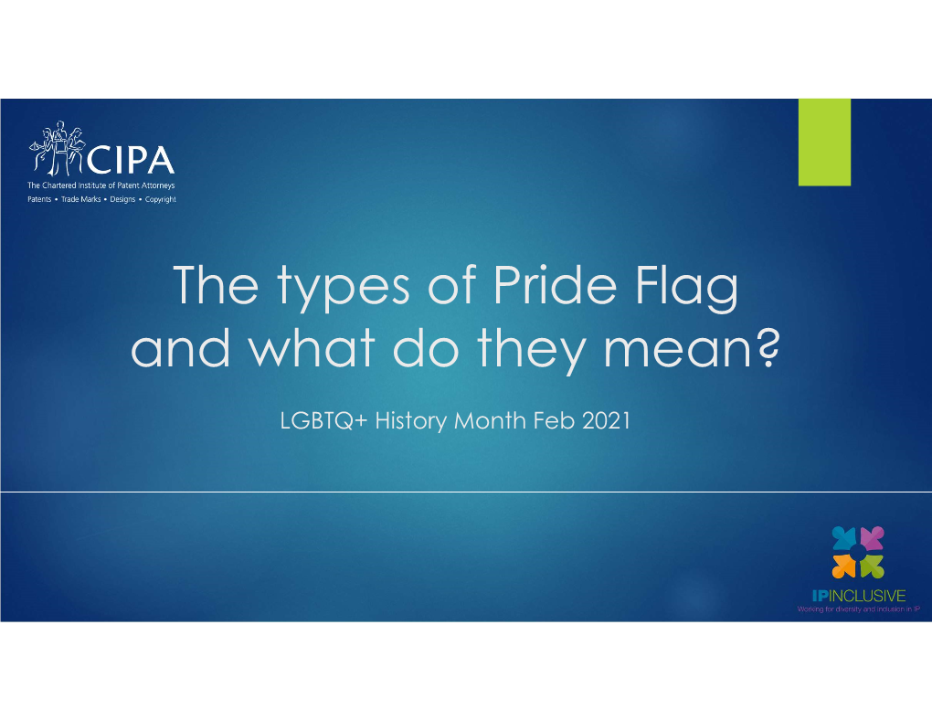 The Types of Pride Flag and What Do They Mean?