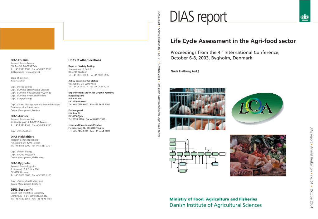 DIAS Report DIAS Report • Animal Husbandry