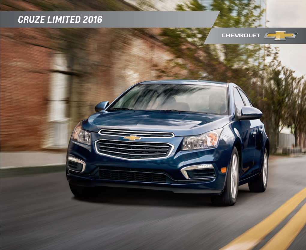 CRUZE LIMITED 2016 Cruze Limited LTZ in Blue Ray Metallic with Available Features