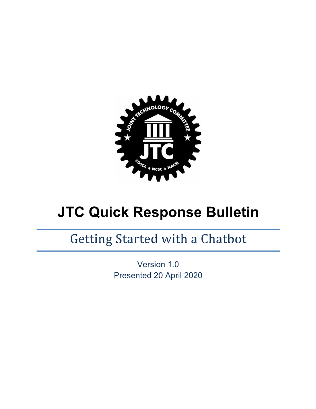 Getting Started with a Chatbot