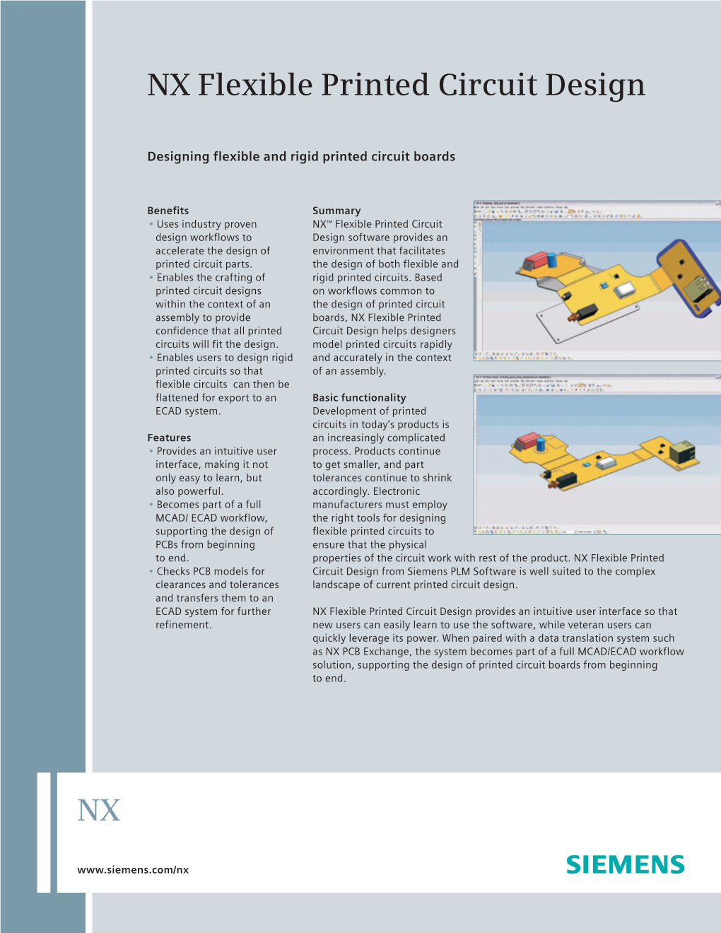 NX Flexible Printed Circuit Design