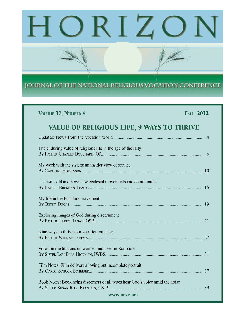 Value of Religious Life, 9 Ways to Thrive Updates: News from the Vocation World