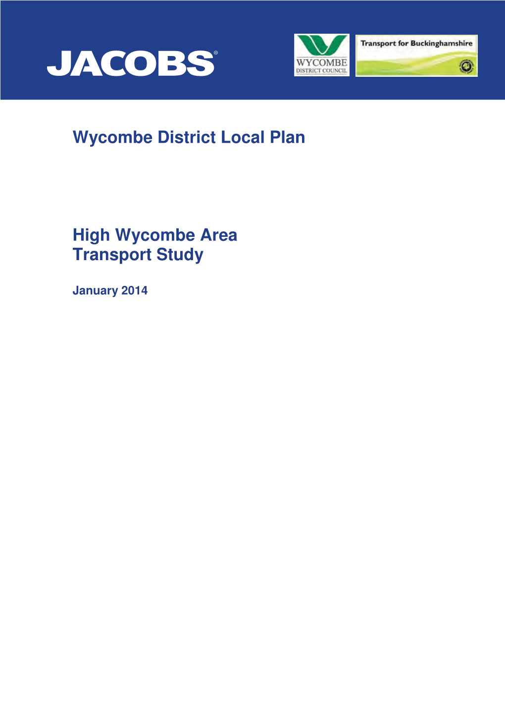 High Wycombe Area Transport Study