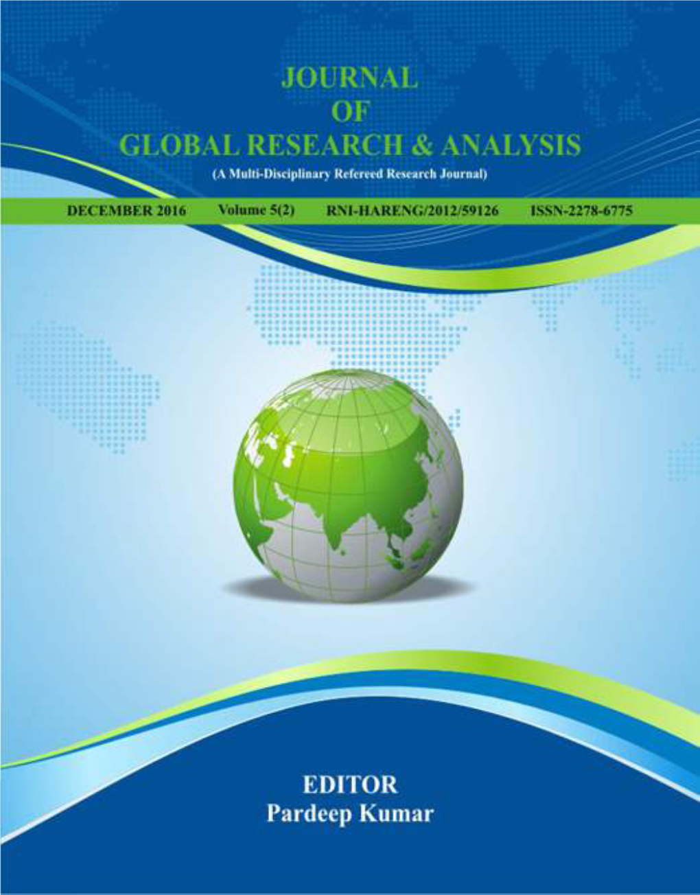 Journal of Global Research & Analysis
