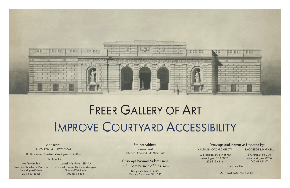 Freer Gallery of Art Booklet/Presentation