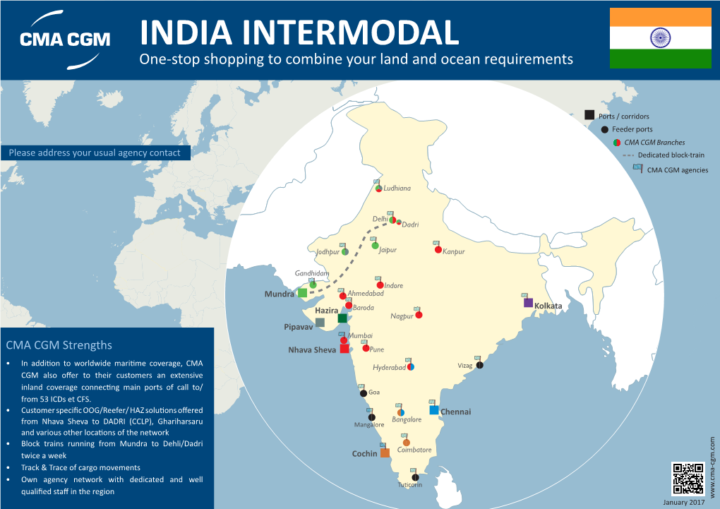INDIA INTERMODAL One-Stop Shopping to Combine Your Land and Ocean Requirements