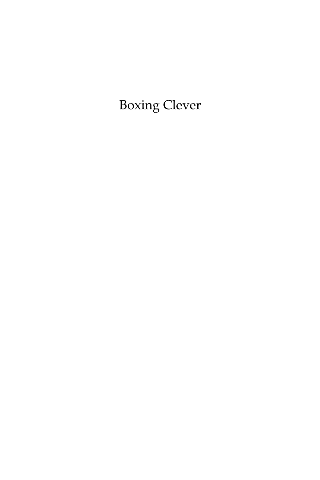 Boxing Clever