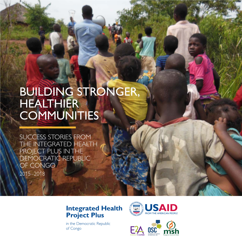 Building Stronger, Healthier Communities