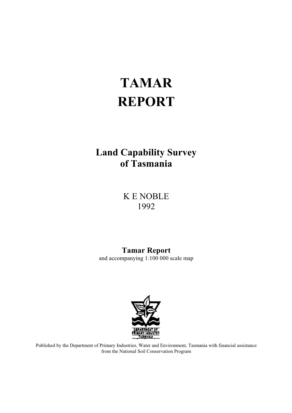 Tamar Report