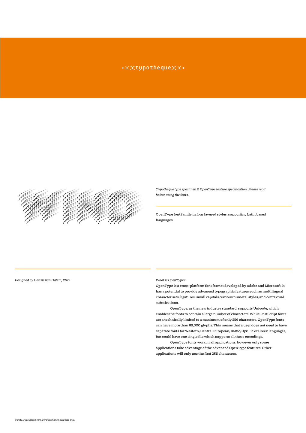 Typotheque Wind Font Family by Hansje Van Halem