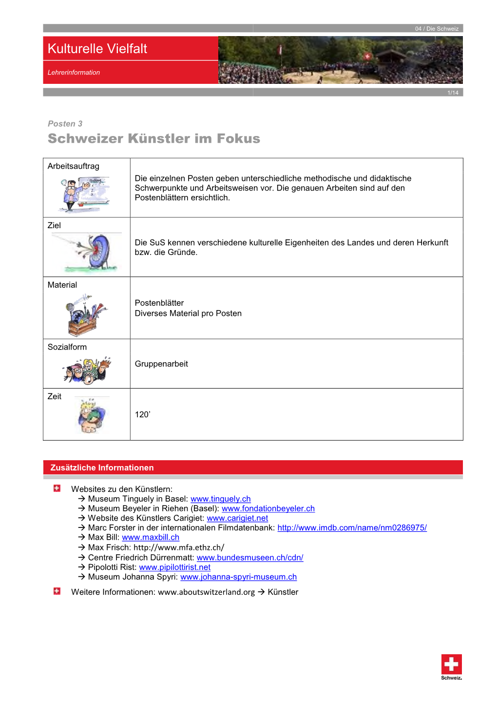 Kulturelle Vielfalt Schweizer Künstler Im Fokus