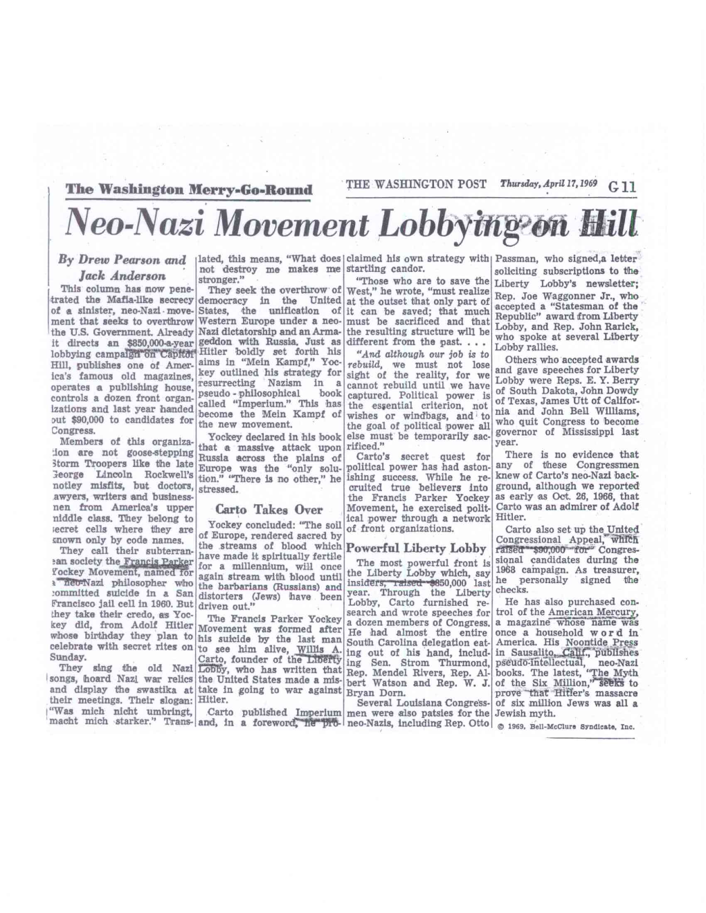 Neo-Nazi Movement Lobbyitirmt Hill