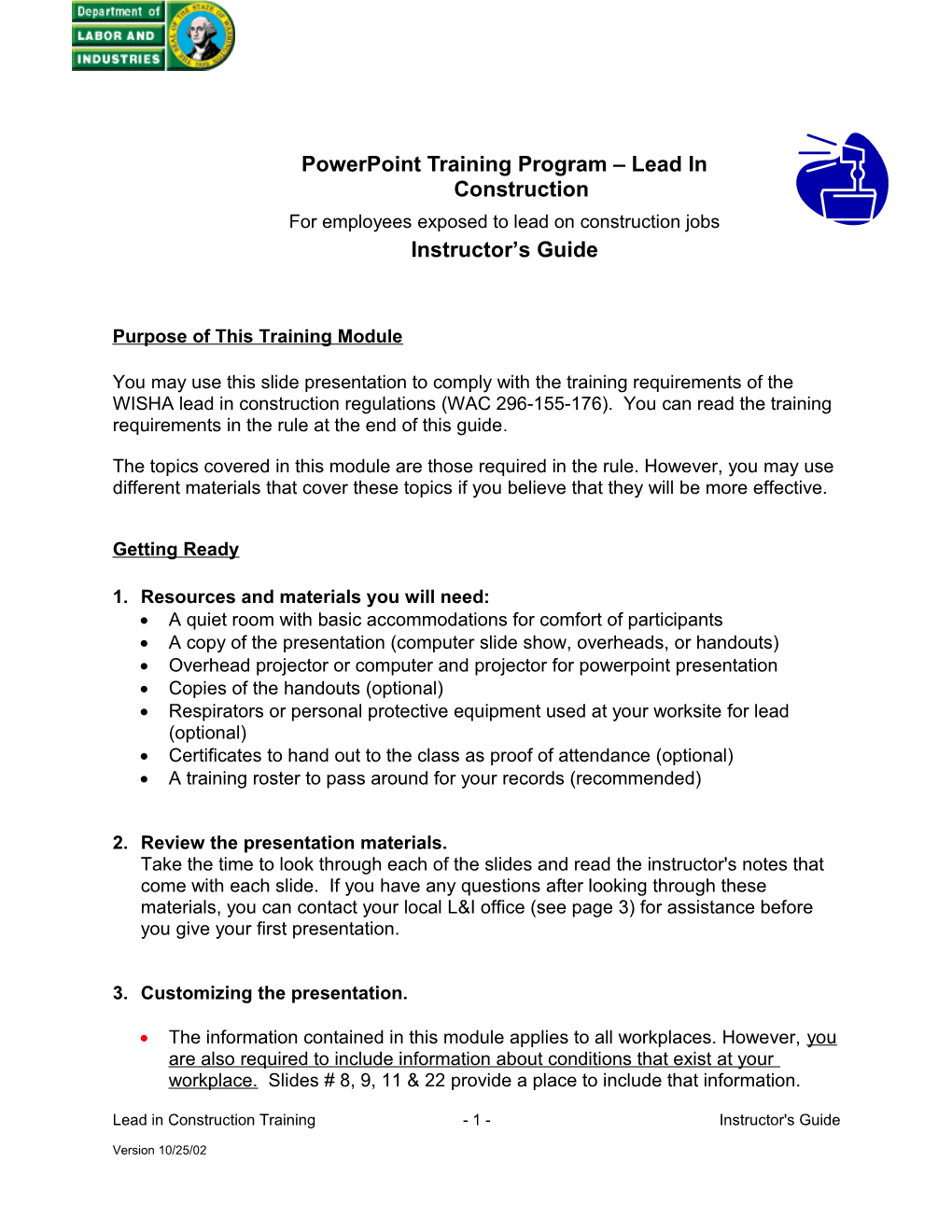 Ergonomics Awareness Education for Employees in Caution Zone Jobs and Their Supervisors