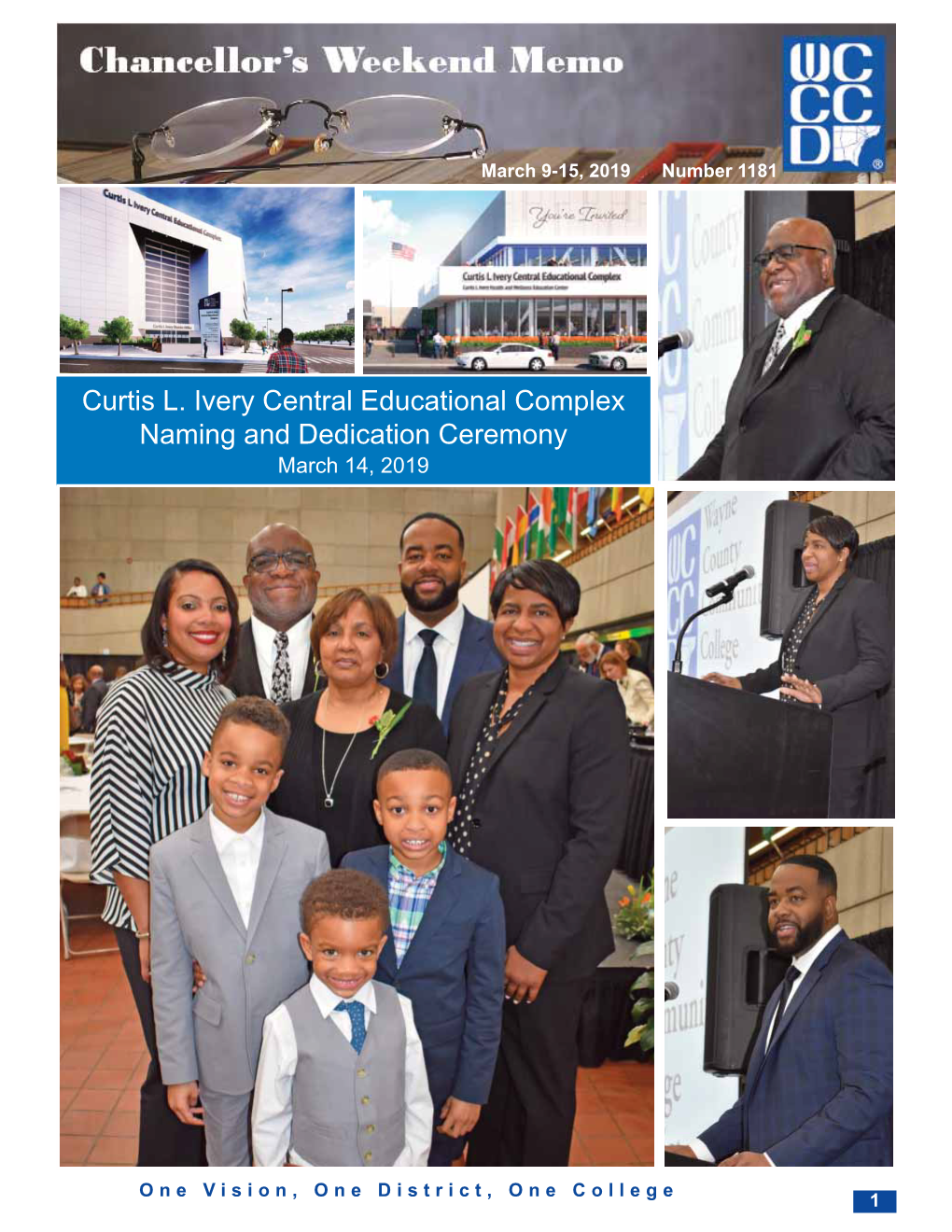Curtis L. Ivery Central Educational Complex Naming and Dedication Ceremony March 14, 2019