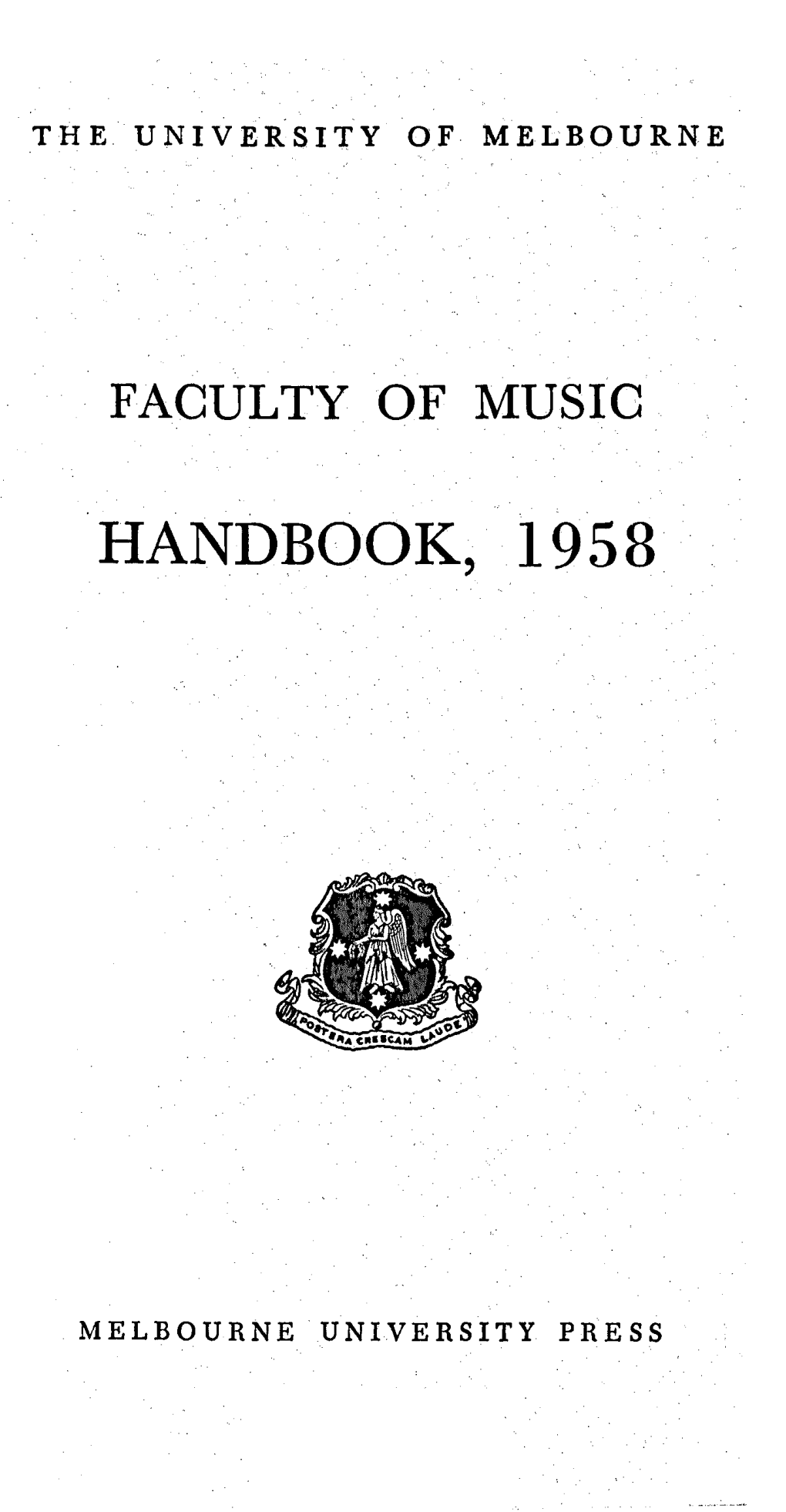 Music Handbook, 1958