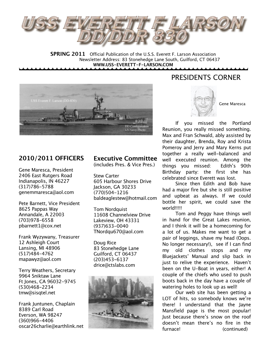 Larson Newsletter Email Version March 2011