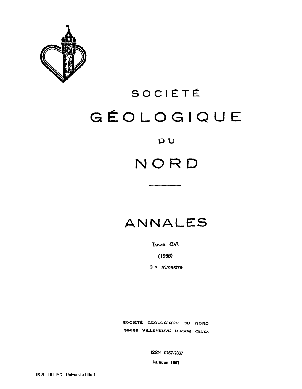 Géologique Nord