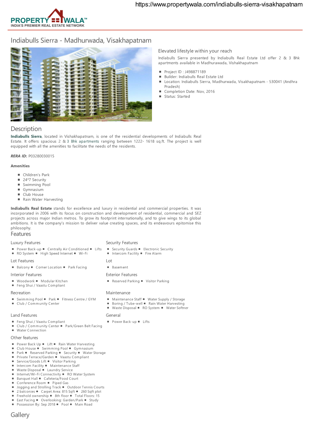 Indiabulls Sierra