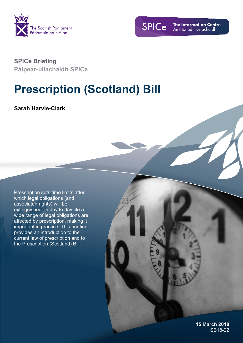 Prescription (Scotland) Bill