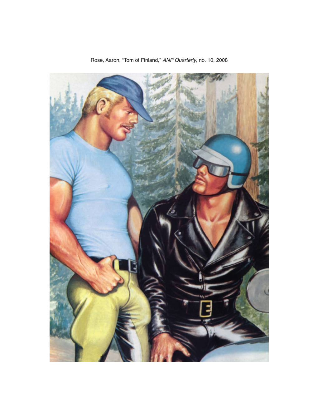 Tom of Finland,” ANP Quarterly, No