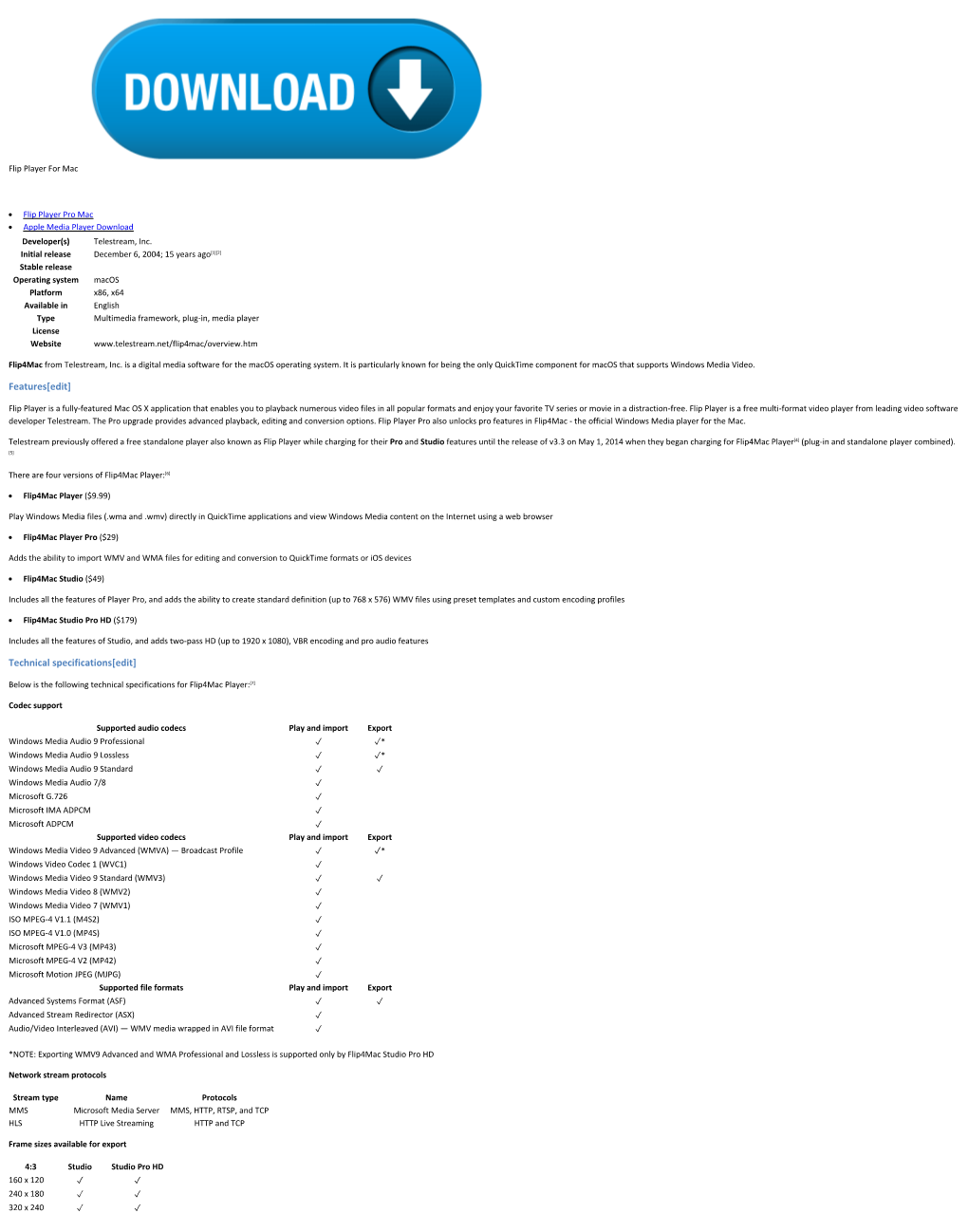 Features[Edit] Technical Specifications[Edit]