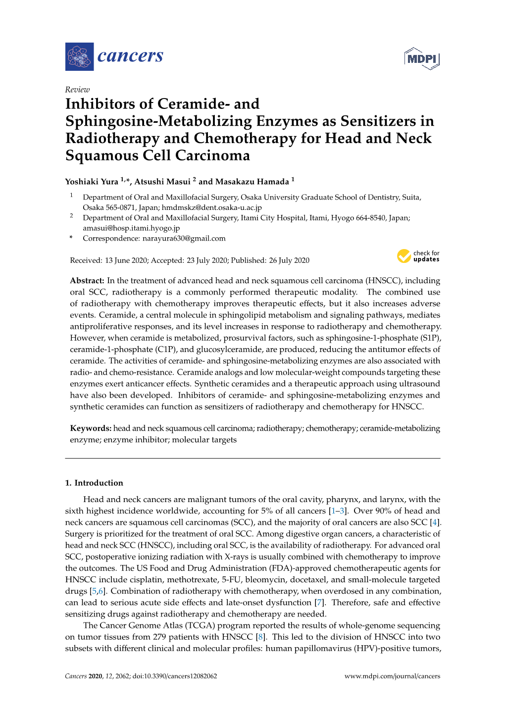 Inhibitors of Ceramide-And Sphingosine-Metabolizing