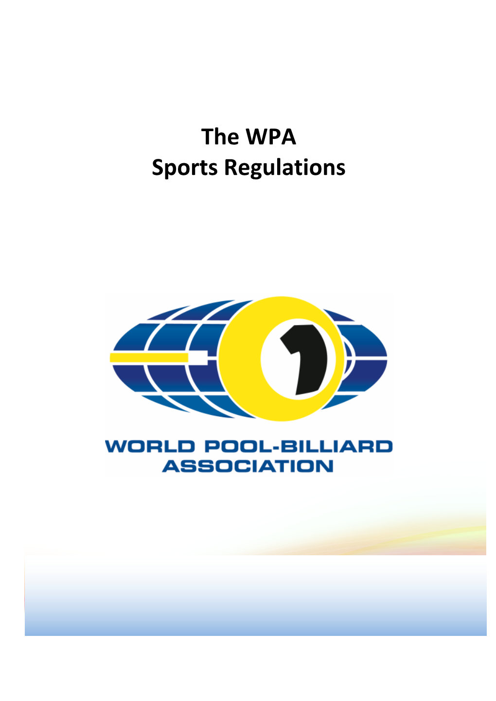 Sports Regulations