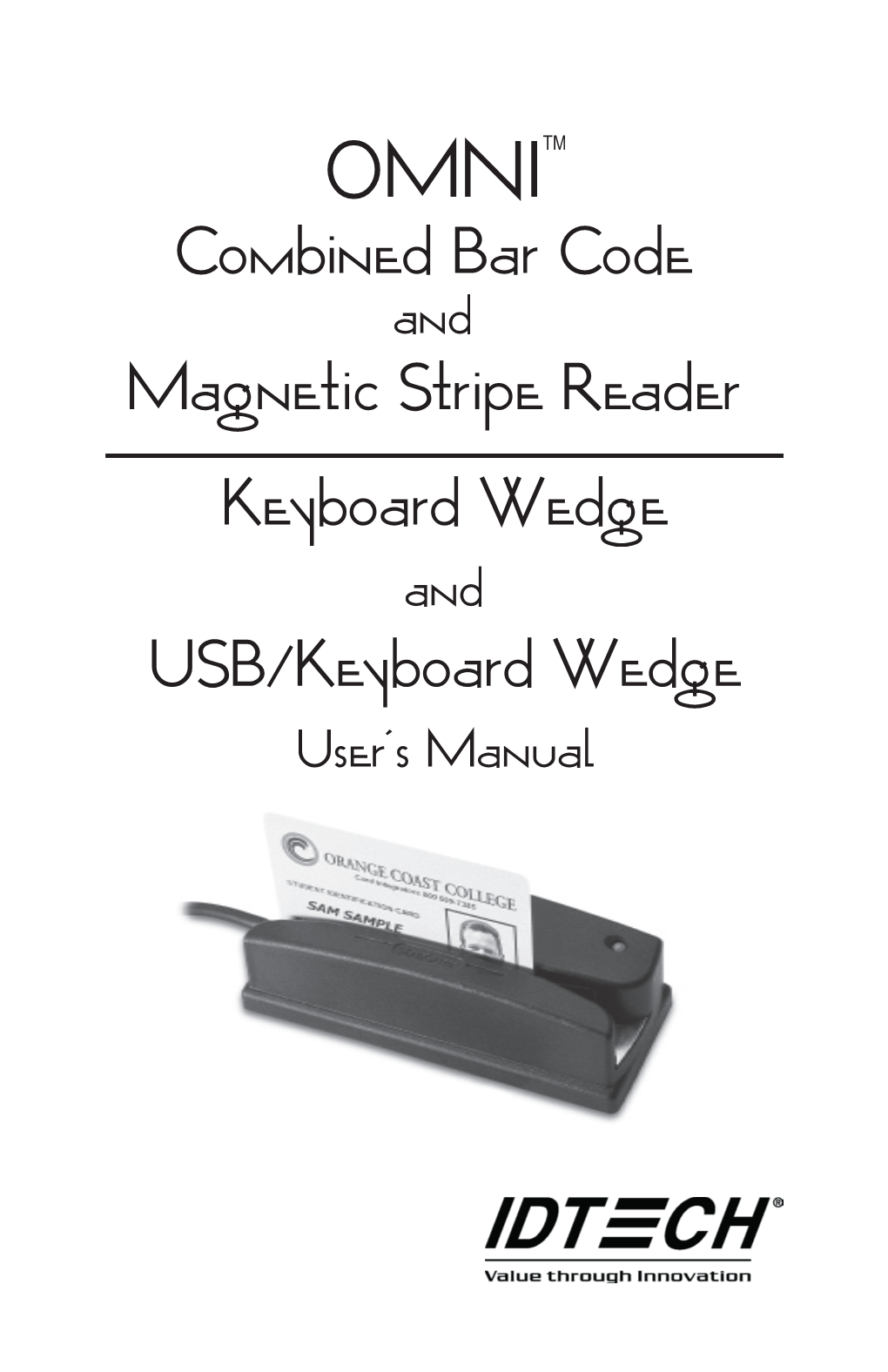 Omni Wedge Users Manual #409 0508.Indd