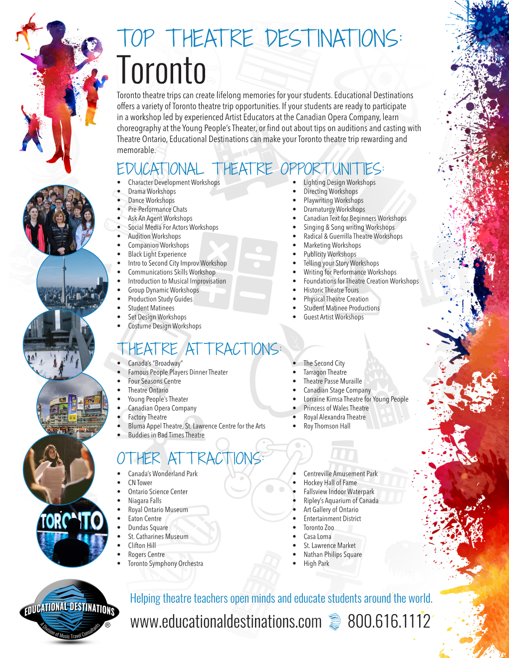 Toronto Toronto Theatre Trips Can Create Lifelong Memories for Your Students
