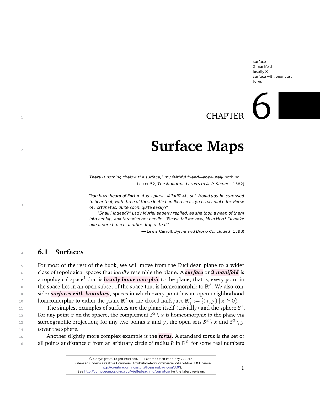 Surface Maps