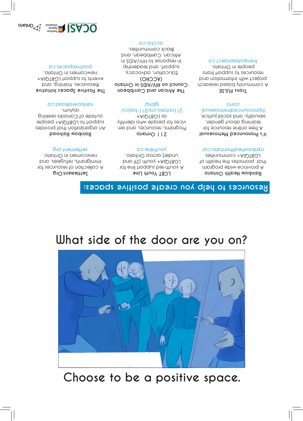 What Side of the Door Are You On? Choose to Be a Positive Space