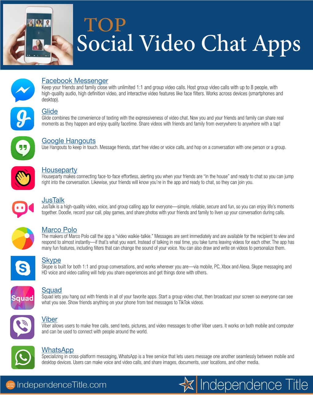 TOP Social Video Chat Apps