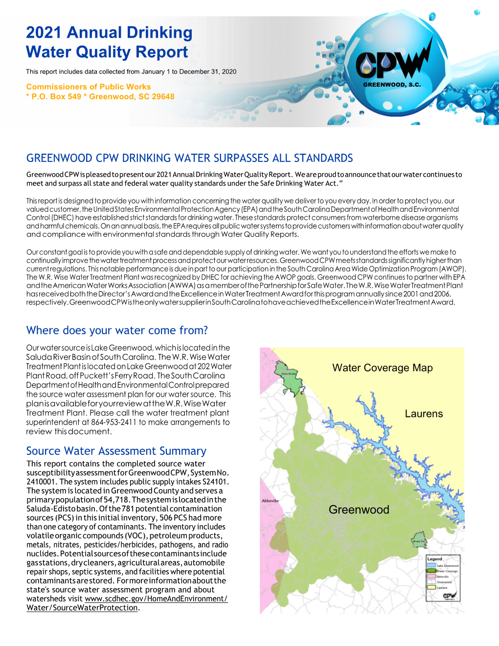 2021 Annual Drinking Water Quality Report