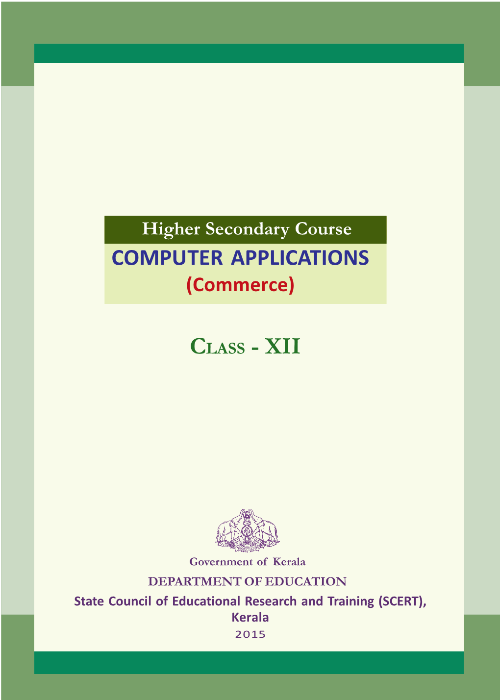 Computer Applications Commerce