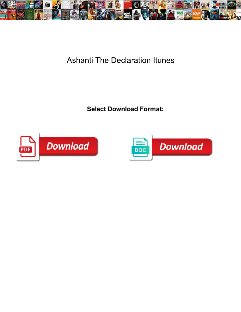 Ashanti the Declaration Itunes