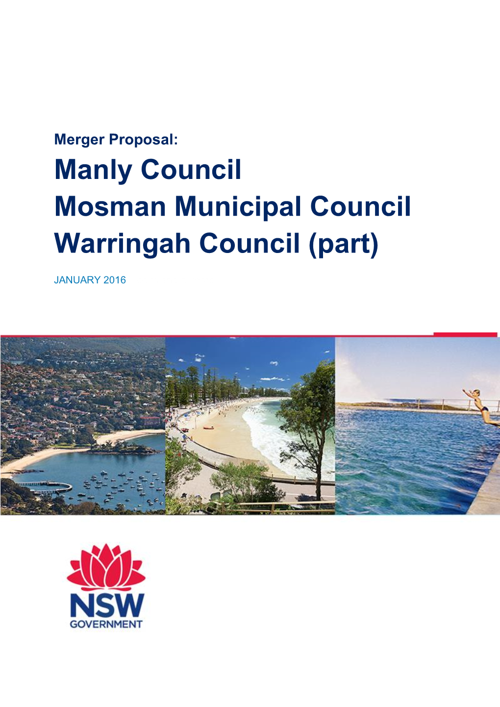 Manly Council Mosman Municipal Council Warringah Council (Part)