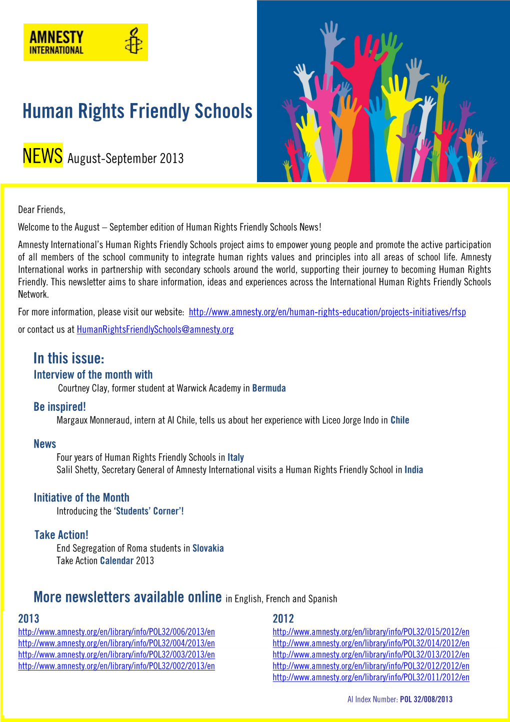 Human Rights Friendly Schools