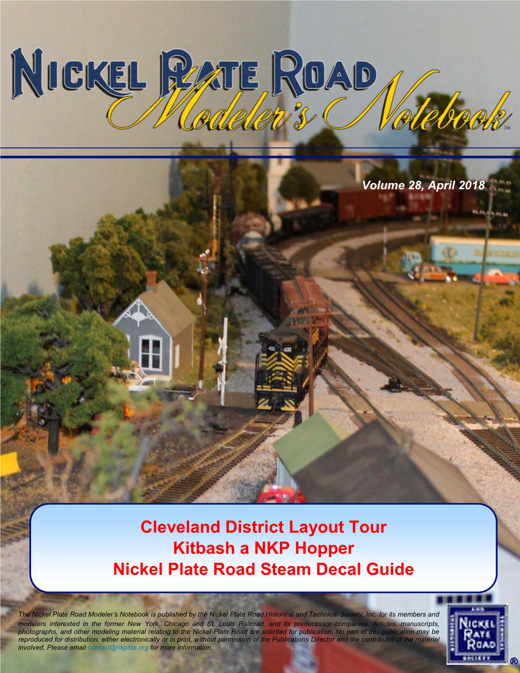 Cleveland District Layout Tour Kitbash a NKP Hopper Nickel Plate Road Steam Decal Guide