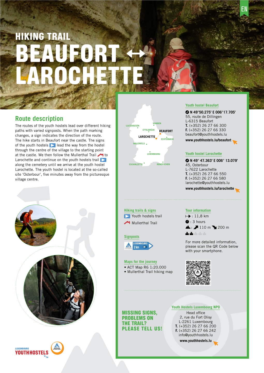 Hiking Trail Beaufort Larochette