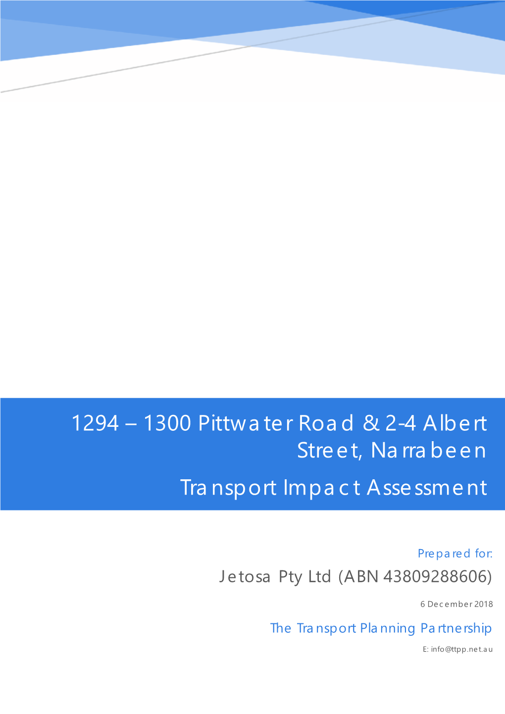 1294 – 1300 Pittwater Road & 2-4 Albert Street, Narrabeen
