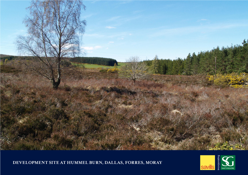 Development Site at Hummel Burn, Dallas, Forres, Moray